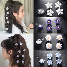 Hair Accessories Crystal Water Diamond Bean Buckle Hairpin Headwear Card Issuance Girls Princess Updo Compilation And Distribution Gripping