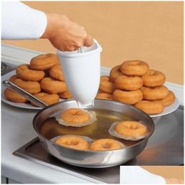 Baking Moulds Magic Fast Plastic Donut Maker Waffle Moulds Kitchen Accessory Bakeware Doughnut Cake Mould Biscuit Diy Tool Drop Delivery Dhwmb