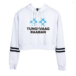 Men's Hoodies Tungevaag Merch 2D Print Umbilical Hooded Sweater Women Sexy K-pops Harajuku