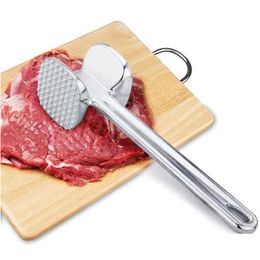 Meat Poultry Tools 19.5Cm Steak Beef Pork Tenderizer Hammer Two Sides Aluminium Mallet Chicken Beefs Porks Drop Delivery Home Garde Dhuv1