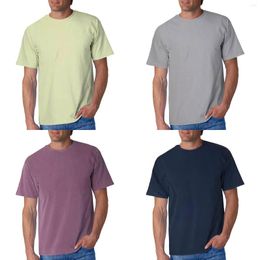 Men's T Shirts Night For Men Sleepwear Compression Shirt Fashionable Spring/summer Casual Short Sleeved Round Neck Gradient