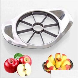 Fruit Vegetable Tools Kitchen Gadgets Stainless Steel Apple Cutter Slicer Accessories Drop Delivery Home Garden Dining Bar Dhnxg