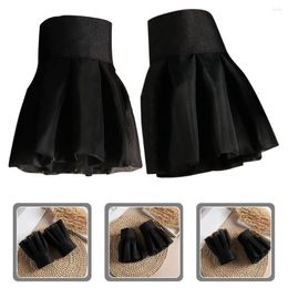 Bow Ties Vampire Dress Accessories For Women Wedding Sleeves Detachable Fake Wrist Cuffs