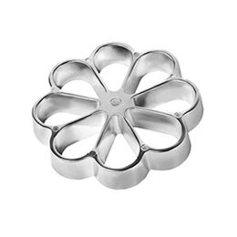 Baking Pastry Tools New Easy Clean Durable Widely Use Rosette Timbale Iron Maker Food Grade Set Pentagram For Restaurant Drop Delive Dh1Ih