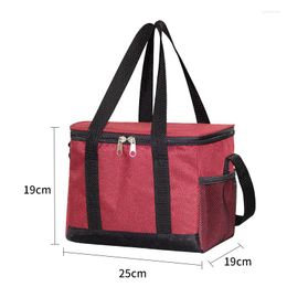 Duffel Bags Portable Women Men Handbags Waterproof Insulated Bag Cooler Box Square Zipper Travel Tote Shoulder Picnic