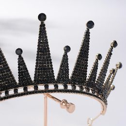 Hair Clips Tiara Crowns For Women Girls Shining Rhinestone Princess Accessories