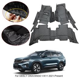 3D Full Surround Car Floor Mat For GEELY OKAVANGO VX11 5Seats 7Seat 20121-2025 Protect Liner Foot Pads Carpet Leather Waterproof