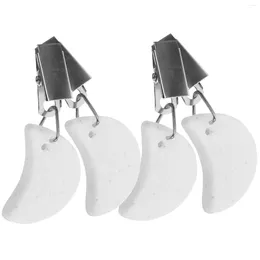 Pendant Necklaces 4 Pcs Decorate Table Weights Tablecloths Outdoor Clips Tables Dress Wind Cover