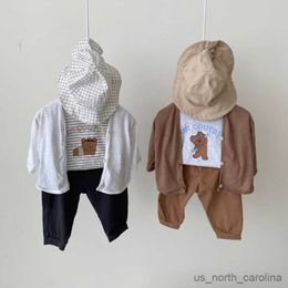 Jackets 6723 Baby Clothes 2023 Summer Thin Small Cardigan Sunscreen Shirt Baby Girl's Linen Air-conditioning Clothes Boy's Thin Coat R230805