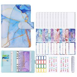 Notepads Budget Binder With Zipper Envelopes Planner Savings Cash Colorful Bill Money 230804