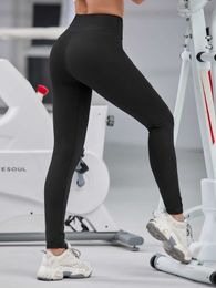 Women Sport Leggings Fitness Running High Waist Naked Feeling Push Up Yoga Pants Gym Girl Tights