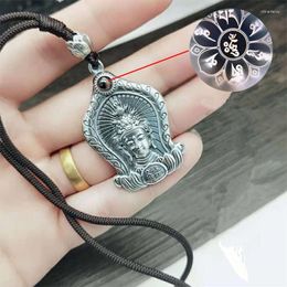 Pendant Necklaces Sacred Buddha Necklace Women Men Jewellery Eight Patronus Male Lady Birthday Gift Trendy Faith Scripture Choker