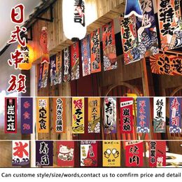 Banner Flags Japanese Pennants Bunting Hanging String Coloured Sushi Birthday Party Restaurant Bar House Decorations Kids Halloween Flag Decor 230804