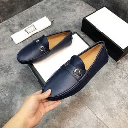 Top ineinandergreifende hochwertige Designer-G-Kleiderschuhe Herren-Loafer Luxus-Maultiere Lederbuchstaben 2022 Neu GGity Gex Größe 38-46