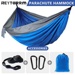 Hammocks 1 Person Camping Hammock Portable Hanging Hammocks 87x36inch For Backpacking Travel Beach Backyard Garden Swing Hiking Outdoor 230804