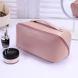 Wholesale Cosmetic Bag Pu Bag Women's Large Capacity Portable Cosmetic Case Travel Toiletry Bag Cosmetic Storage Bag