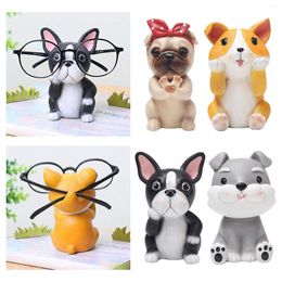 Storage Bags Resin Animal Eyeglasses Holder Stand Rack Spectacle Display Desktop Study Ornaments Gifts For Birthday Baby Showers Souvenir