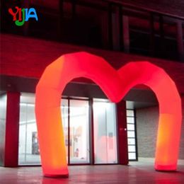 3M/4M wide inflatable LED heart with Colour changing light suitable for Valentine's Day wedding party photography store