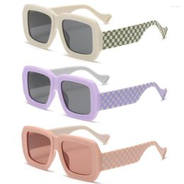 Sunglasses Candy Colour Big Square Frame UV400 Protection Summer Fashion Shades For Women Girls