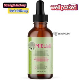 Mielle Biberiye Esansiyel Yağ Mielle Organics Biberiye Nane kafa Dpini Güçlendiren Yağlar Kuru kafa derisi kokusu ve bölünmüş uçlar için Biberiye 59ml