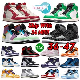 1 Basketball Shoes Men Women 1s low Olive Black Phantom Reverse Mocha Lost Found Spider Verse Bred Patent Lucky Green Mens Trainer Sneakers