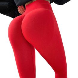 Leggings Women Fitness Yoga Pants Seamless Scrunch Butt Sportswear High Waist Workout Tights Push Up for