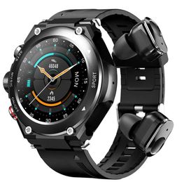 T92 Smart Watch IP67 Waterproof Sports Business Multifunctional Earphone Smart Watch with Earphone Support Wholesale