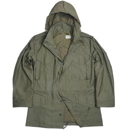 Men's Trench Coats M65 Jacket Overcoat Outdoor Windbreaker American Coat Men Retro WW2 America 230804