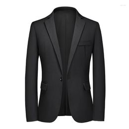 Men's Jackets Casual Blazer Jacket High-quality Groom Wedding Dress Banquet Socialising Slim Fit Large 5XL Men Clothing