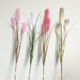 Decorative Flowers 1.2 Metre High Floor To Reed Simulation Green Plant Grass High-end Living Room Flower Artificial