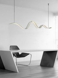 Pendant Lamps Minimalist Modern Bar And Table Lights 2023 Designer Strip Office Lighting