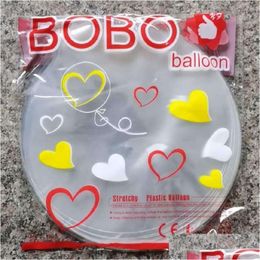 Party Decoration 8-36Inch Bobo Bubble Balloons Decor Clear Transparent Inflatable Air Helium Globos Christmas Wedding Birthday Ballo Dhpa9