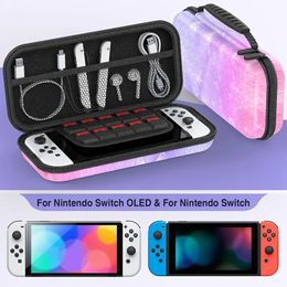 Switch Carrying Case Compatible With Nintendo Switch OLED & Switch Console, Portable Travel Switch OLED Carrying Case, Protective Hard Shell Switch Travel Case