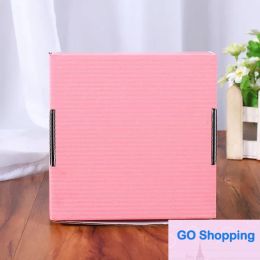 Simple Corrugated Paper Boxes Coloured Gift Packaging Folding Box Square Packing BoxJewelry Packing Cardboard Boxes 15*15*5cm