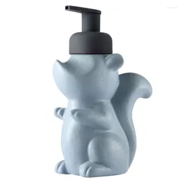 Storage Bottles Squirrel Lotion Bottle Bathroom Ceramics Soap Dispenser Handwashing Fluid Blue