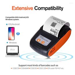 Mp210 Portable Thermal Bluetooth Receipt Printer Mini Wireless Printing Label