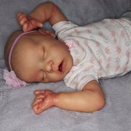 Dolls 17Inch 43CM Finished Reborn Baby Dolls Twin A Lovely Girl born DIY Toy Holiday gifts for children 230804