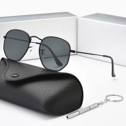 2022 New Classic Polarized Sunglasses Women Designers 2022 Luxury Brand Alloy Metal Polaroid Tempered Glass Sun Glasses UV400 G2308054PE-3