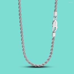 Chains Classic Men's 925 Sterling Silver Necklace 0.12'' Singapore Twisted Chain Party Jewellery Spring Clasp - 18-30 Inches