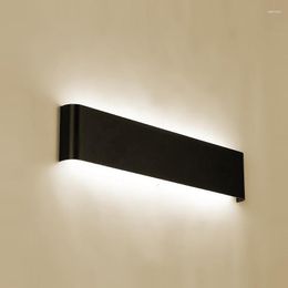 Wall Lamp Modern Minimalist Creative Bedside Living Room Bedroom Aisle Stairs Corridor Light LED Aluminium Frame