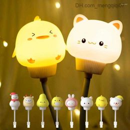 Lamps Shades Night Lights Cute LED Chlidren USB Light Cartoon Lamp For Baby Kid Bedroom Decor Bedside Year 2022 Gift Z230805