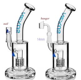 Smoking Pipes Recycler Oil Rigs Matrix Perc Hookahs Glass Water Bongs Smoke Pipe Dab Bong ROTO PipesQ240515