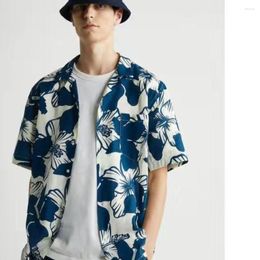 Men's Hoodies 2023 Summer Light Luxury Fashion Men Clothing Loose And Comfortable Casual Short-sleeved Shirt Boutique SimpleStyle