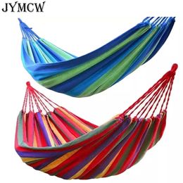 Hammocks 1-2 Person Portable Outdoor Camping Hammock with Mosquito Net High Strength Parachute Fabric Hanging Bed Hunting Sleeping Swing 230804