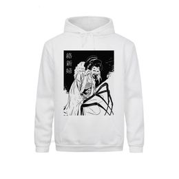 Men's Hoodies Sweatshirts Geisha Black Junji Ito Hoodie Men Japanese Kago Manga Harajuku Cotton Tees Fitness Pullover Adult Clothing Shirts 230804