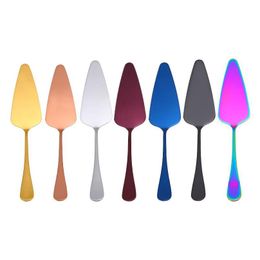 Knives Stainless Steel Cake Server Pizza Butter Shovel Knife Baking Tools Birthday Shovels Cutter Home Kitchen Tool Drop Delivery Gard Dh1Di