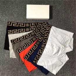 M-2XL Designer Märke Mens Boxer Boror Män underbyxor 100%bomulls andning 6 stycken/låda sexiga bekväma underkläder