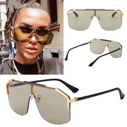 Sunglasses Triangular Butterfly Man Lens Pilot Sun Glasses Mirror Clear Vintage Fashion Driving Oculos