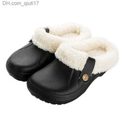 Slippers 2022 Winter Men's and Women's Slippers Warm Fur Slippers Unisex Indoor Cotton Shoes Men's Casual Plush Slippers Z230805