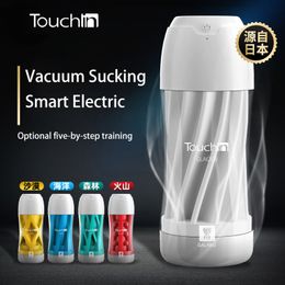 Masturbators Galaku Touch In Masturbation Cup Vacuum Sucking Vibrator Natural Design Sex Toys For Men Vagina Masturbators Penis Exerciser 230804